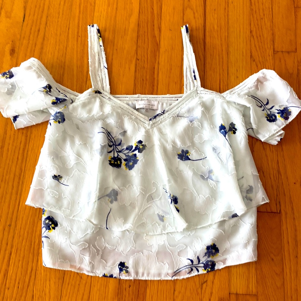 Lucky brand off the should top size XS